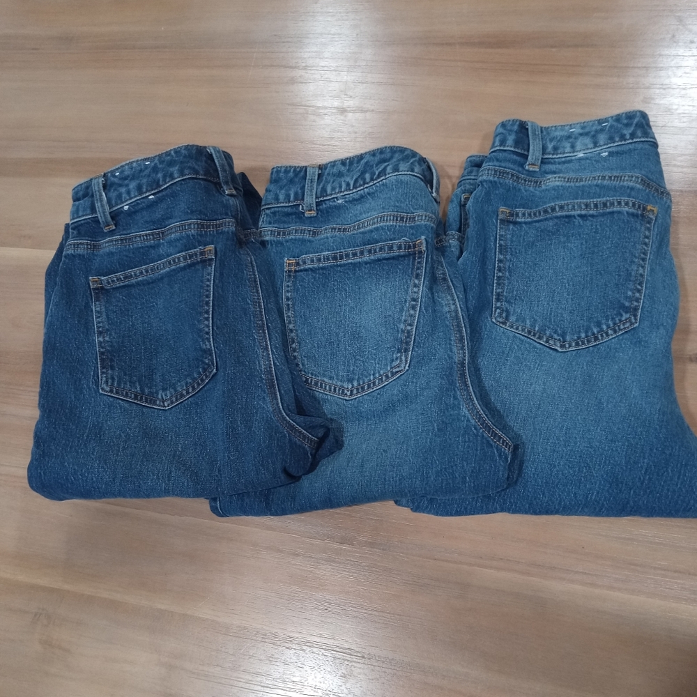 Talbots High Waist Relaxed Jean 3 Pairs Excellent Used Condition Size 4